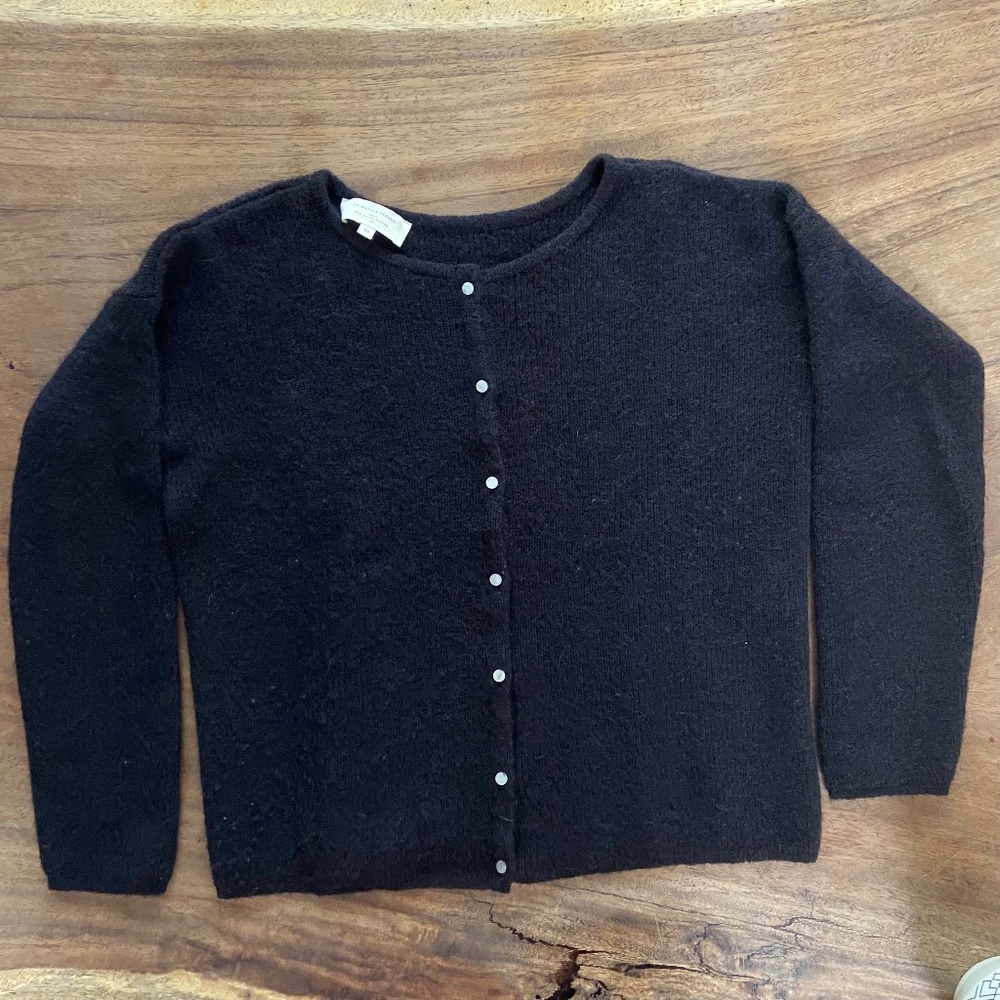 Sezane Gaspard Cardigan Black - Size XS